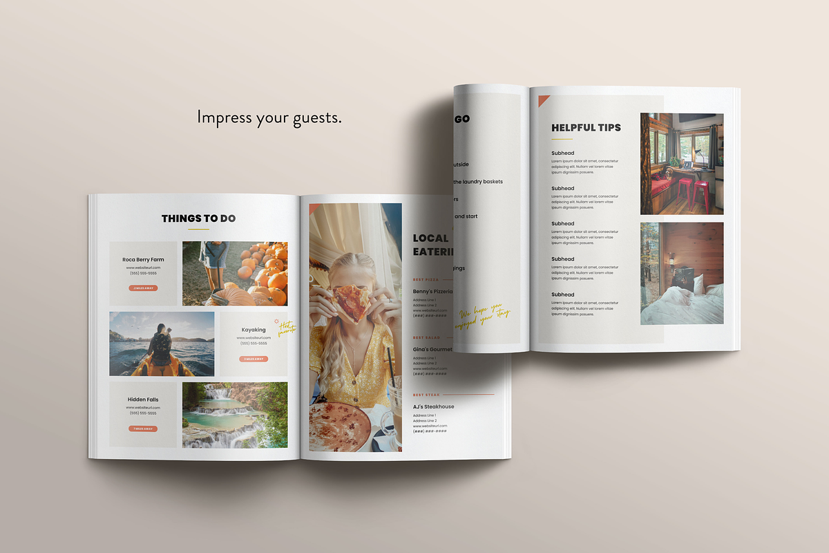 Airbnb Welcome Book Template | Canva, a Brochure Template by Anchor ‹A› Digital Design (Photo 8 of 11)
