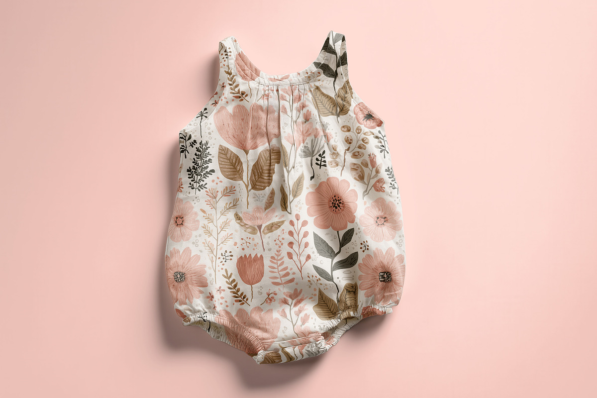 Summer Baby Bodysuit Mockup PSD, a Shirt Mockup by 1001 mockups (Photo 9 of 9)