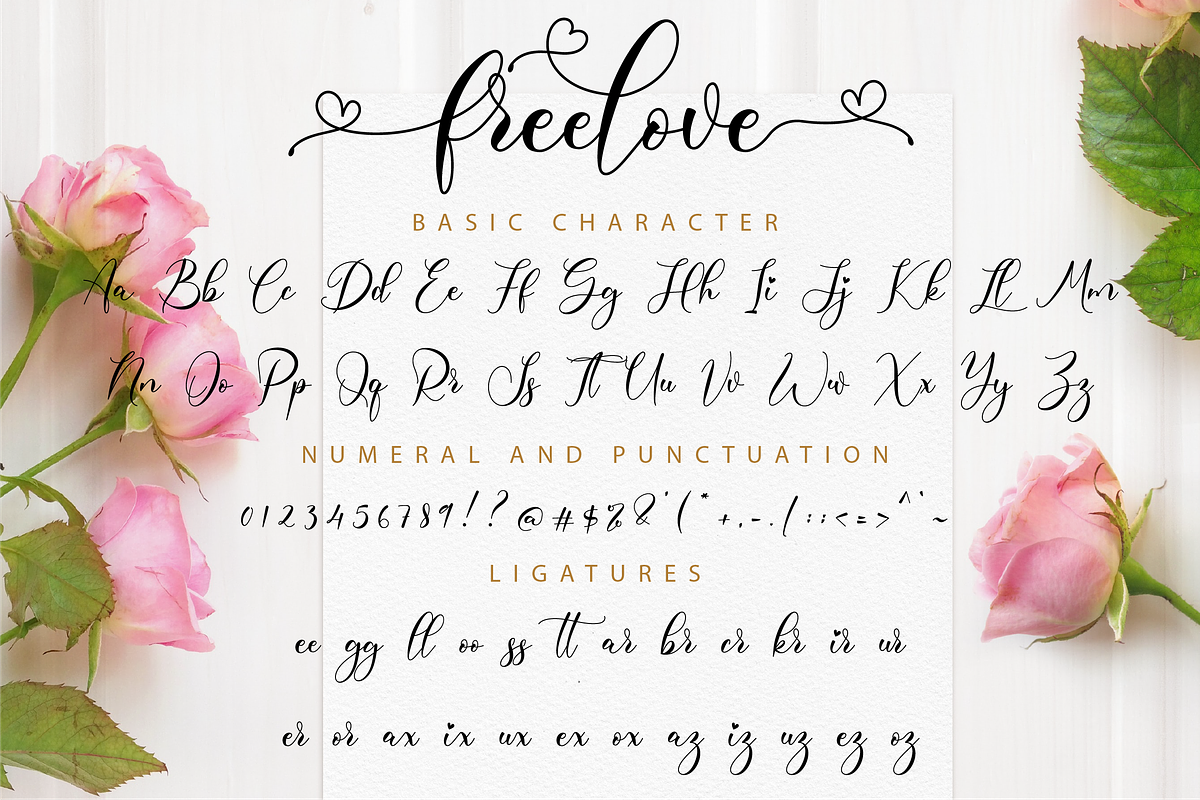 Freelove // Lovely Script Font, a Script Font by Nissa Studio (Photo 11 of 12)