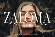 Zaloma, a Serif Font by Zaloma Studio (Thumbnail 1 of 10)