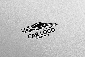 Car Logo For Sport, Rent Or Mechanic