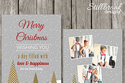 Christmas Card Template Photo Card, a Card Template by Stillbrook Designs (Thumbnail 2 of 3)