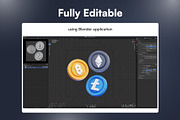 20 Web3 3D Icon Set, an Object 3D Model by Bilicube Studio (Thumbnail 3 of 6)