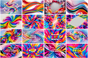 Pride Month Background, a Background Graphic by Forhadx5 (Thumbnail 5 of 12)