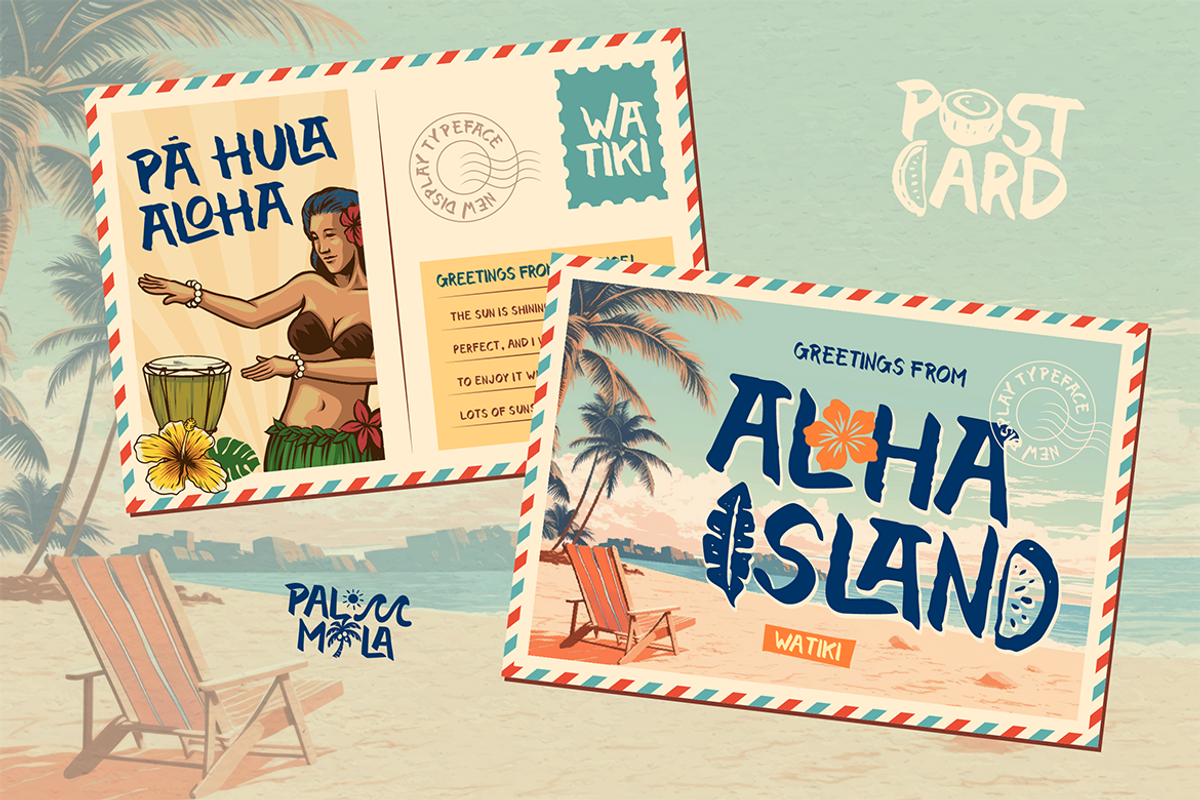 Palmila - Summer Quirky Font, a Symbol Font by Artisan Themes (Photo 9 of 12)