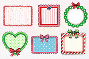 Christmas Coquette Frame Clipart, an Illustration by Dream Creation (Thumbnail 2 of 4)