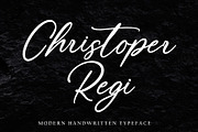 Christoper Regi, a Handwritten Font by HaKi Studio (Thumbnail 1 of 5)