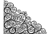Elegant Vintage Floral Corner Frame, a Decorative Illustration by Designer_Momina (Thumbnail 20 of 21)