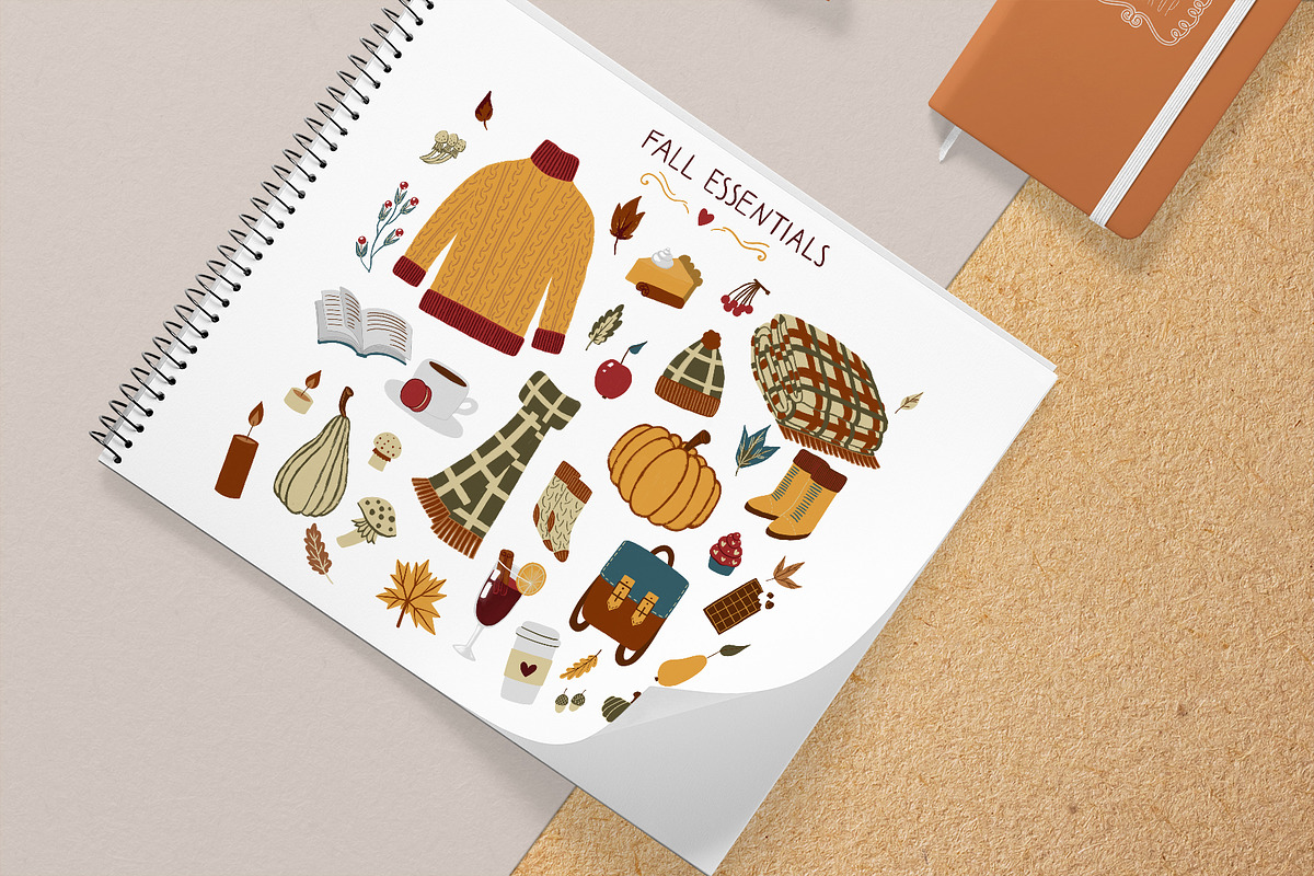 Fall Essentials Hand Drawn Clipart, a Food Illustration by Chloe's Illustrations (Photo 2 of 5)
