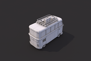 Low Poly Van