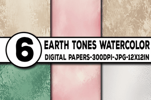 Earth Tones Watercolor Soft