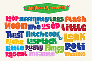 Twist Retro Font Pack, a Sans Serif Font by Fortunes Co (Thumbnail 4 of 12)