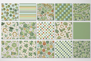 Groovy Patrick Day Pattern Set