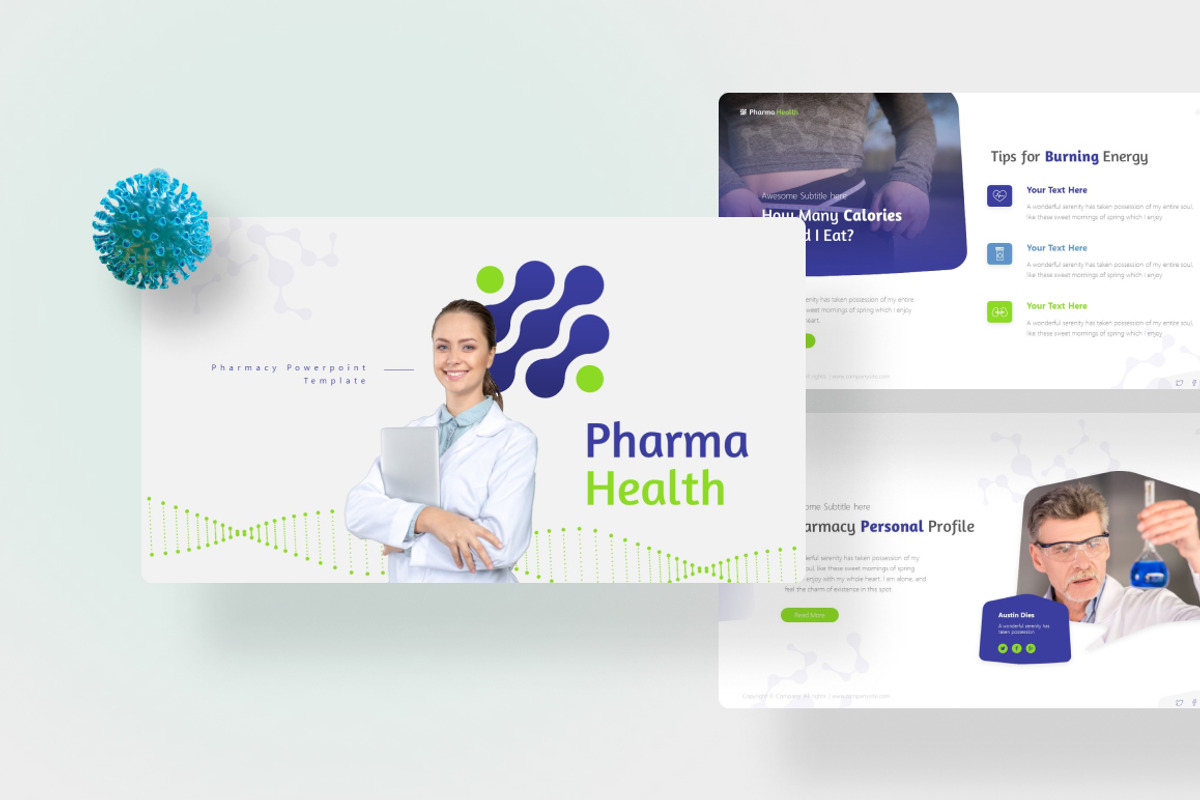 60.000+ Medical Presentation, a Presentation Template by Brandearth RRGraph (Photo 4 of 7)