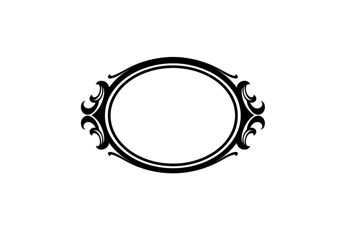 Vintage Oval Frame Vector Bundle, an Illustration by musafir_fashion (Photo 30 of 31)