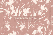 Sketched Floral, a Pattern Graphic by MalyskaStudio (Thumbnail 1 of 12)