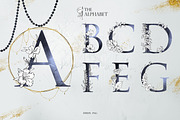 Spells Floral Alphabet and Monogram, a Texture Illustration by Infinity Creativity (Thumbnail 2 of 14)