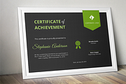 Dark ribbon Word certificate (docx), a Stationery Template by Inkpower (Thumbnail 1 of 6)