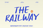CS Railway – Marker Font, a Handwritten Font by Craft Supply Co. (Thumbnail 1 of 8)