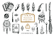 Whimsical Witchcraft hand drawn set, an Illustration by Wild Muse (Thumbnail 5 of 9)