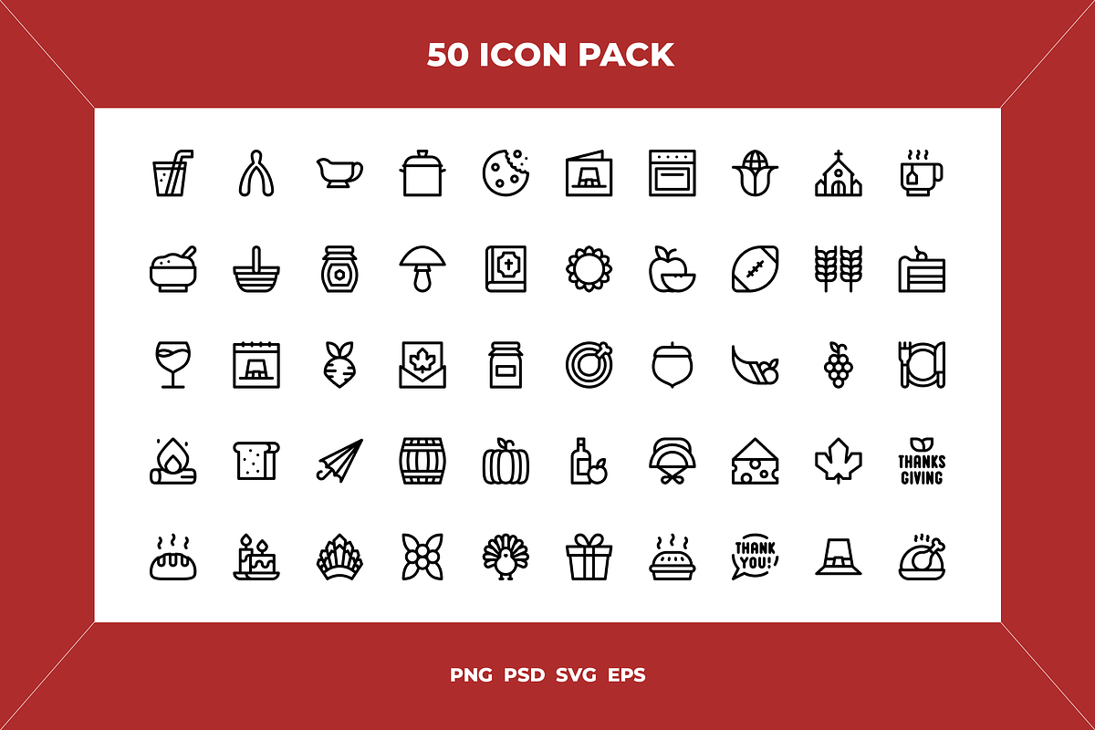 Thanksgiving icons, an Icon by Wencory (Photo 1 of 2)