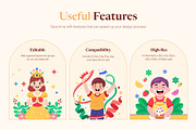 Birthday Illustration Art Set, a Decorative Illustration by Brickclay (Thumbnail 2 of 8)