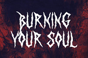 Anhork Bold Horror Display Font, a Blackletter Font by Maulana Creative (Thumbnail 7 of 7)