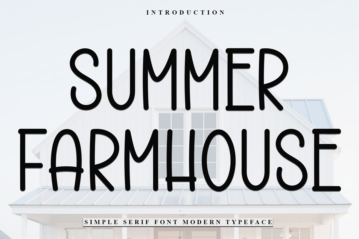 Summer Farmhouse, a Sans Serif Font by InermediaSTUDIO (Photo 1 of 7)