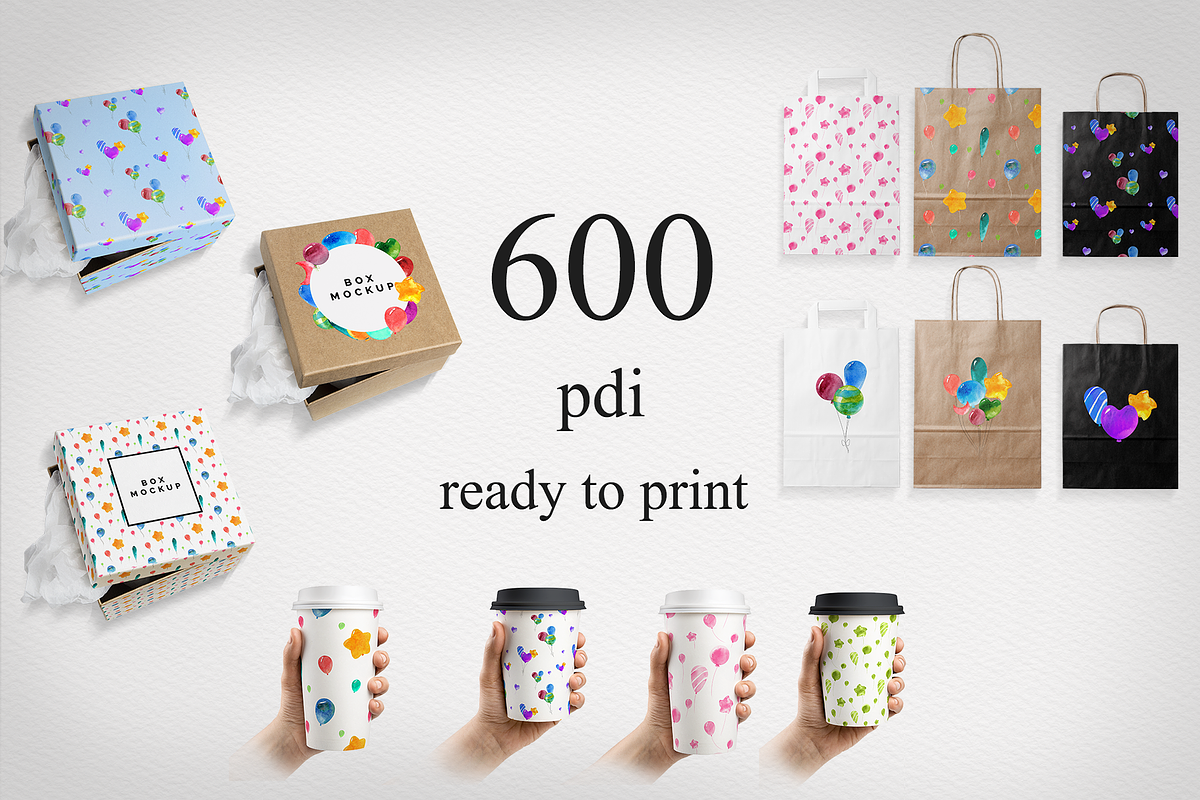 Watercolor baloon set, an Object Graphic by Germesia arts store (Photo 4 of 5)