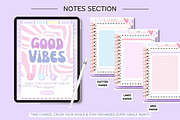 Portrait Purple Digital Planner, a Stationery Template by Tas Creative Studio (Thumbnail 9 of 12)