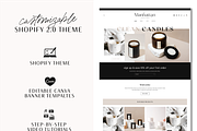Minimal Candle Shopify Theme, a Shopify Template by Macarons and Mimosas (Thumbnail 2 of 11)