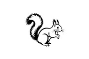 Black Squirrel Vector Icon Bundle, an Illustration by jahid234 (Thumbnail 6 of 51)