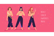 Breast cancer awareness month banner, a Healthcare Illustration by Good Studio (Thumbnail 1 of 3)