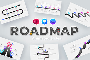 Animated Roadmap Infographic Slides, a Presentation Template by Abert