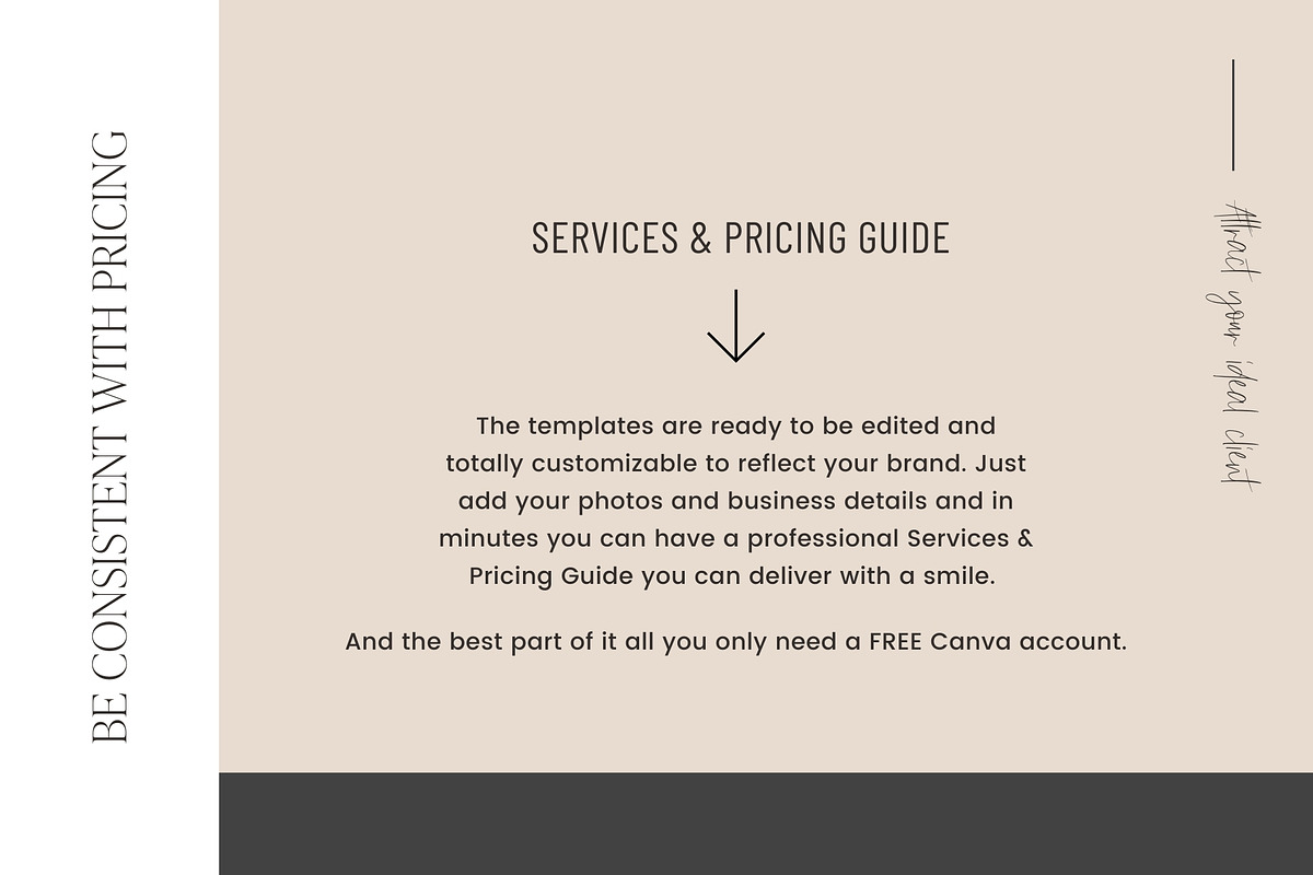 Service & Pricing Guide, a Templates & Theme by Brand & Palms (Photo 5 of 6)