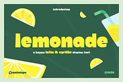Lemonade Cute Display Font, a Sans Serif Font by alpercakici (Thumbnail 1 of 12)