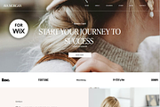 Wix Coaching Website Template, a Wix Template by Primavera Studio Design (Thumbnail 1 of 10)