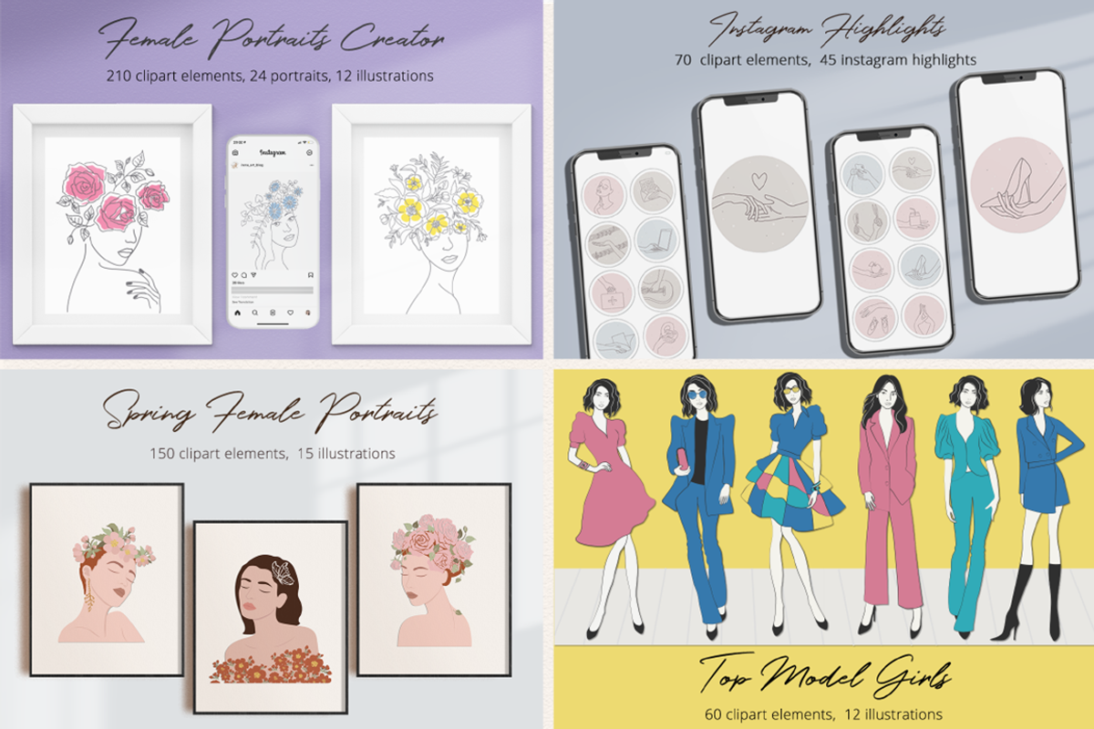 85% off Huge Bundle - Entire Shop, a Person Illustration by Irena Art (Photo 3 of 5)