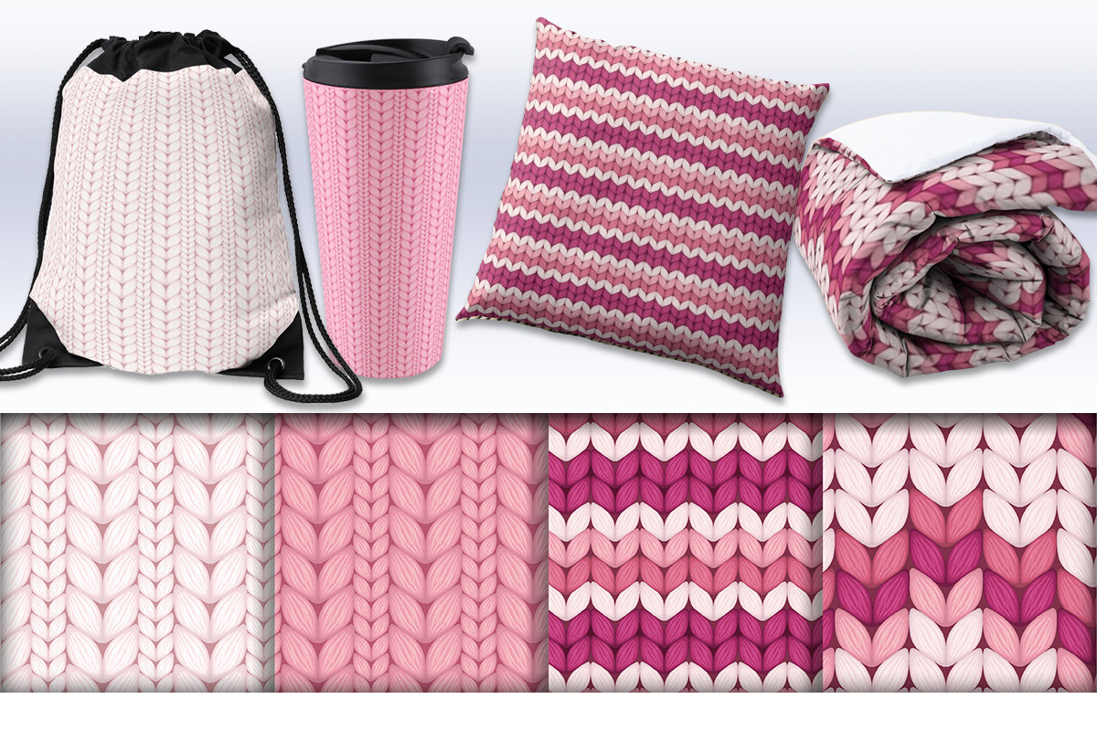 Knitted cozy pattern collection, a Pattern Graphic by angychan (Photo 3 of 3)