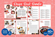 Recipe Book / Cookbook Template, a Magazine Template by ProductiveandFree (Thumbnail 1 of 12)