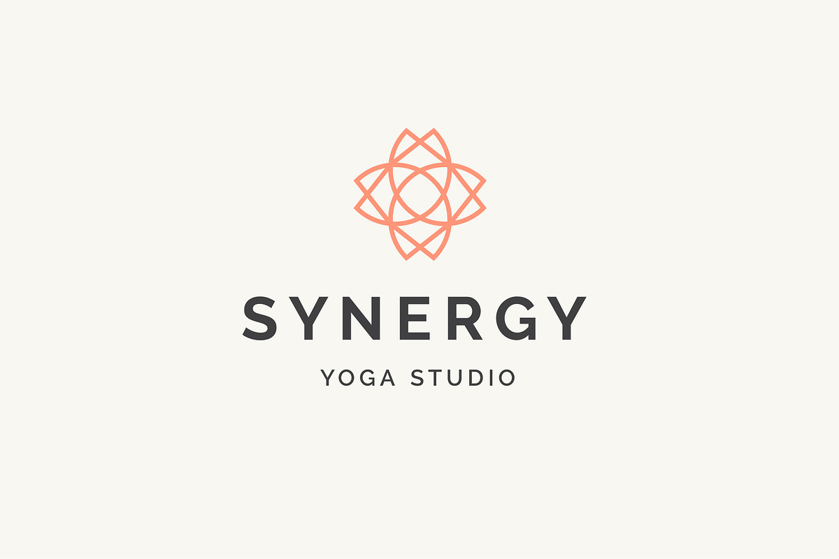 6 Minimal Geometric Floral Logos, a Branding & Logo Template by GudBrand Studio (Photo 1 of 6)