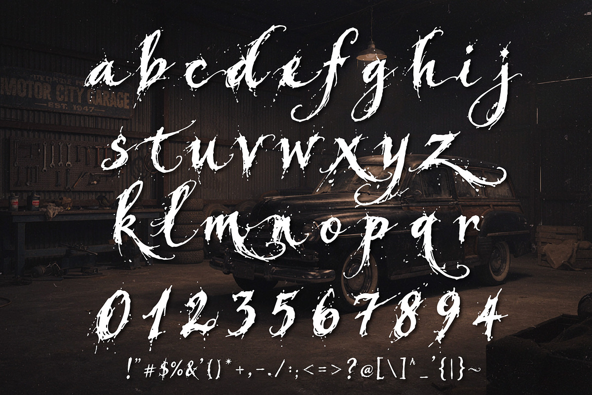 Veirwrath Borngrave - Haunted Beauty, a Handwritten Font by HypeWorksCo (Photo 12 of 12)