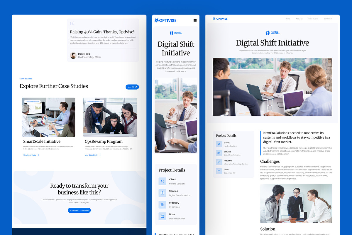 Business Consulting Website, an UI Kit Template by peterdraw (Photo 5 of 7)