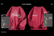 Crewneck Sweatshirt Mockup, a Shirt Mockup by Irhasalfahad (Thumbnail 1 of 3)