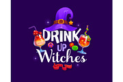 Halloween quote drink up witches, a Seasonal Illustration by Seavector Studio (Thumbnail 3 of 3)