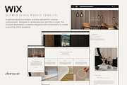 Wix Website Template Interior Design, a Wix Template by Studio Eburnean (Thumbnail 1 of 5)