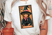 Vintage Halloween Card PNG, an Illustration by Designworld (Thumbnail 4 of 6)