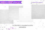 Watercolor Lettering kit - Procreate, a Brush Add-On by Gray Cat Graphics (Thumbnail 6 of 9)