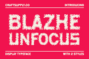 Blazhe Unfocus, a Sans Serif Font by Craft Supply Co. (Thumbnail 1 of 8)