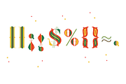 Aires Christmas SVG Color Font, a Font by yaisalinas (Thumbnail 4 of 8)